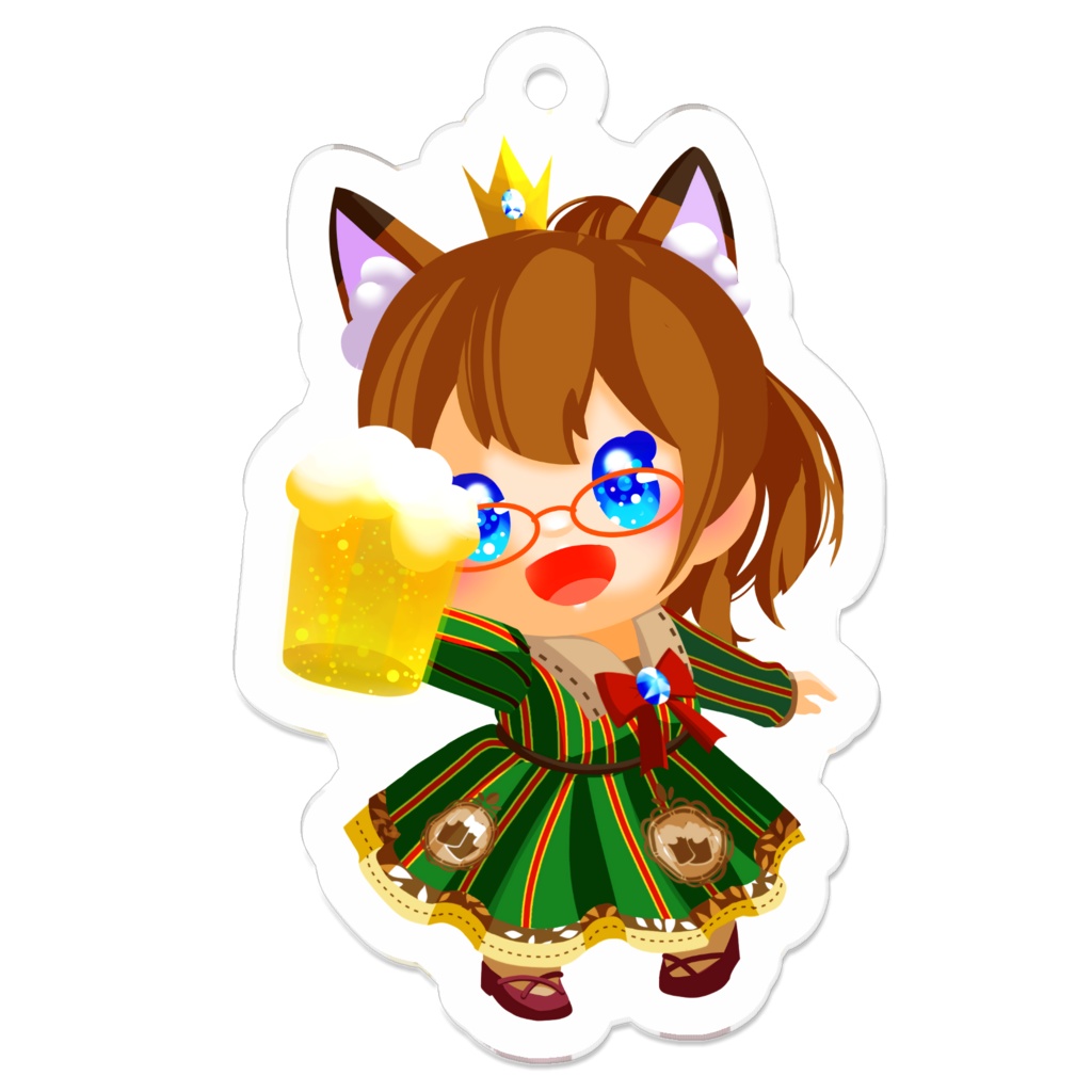 お茶会キーホルダー