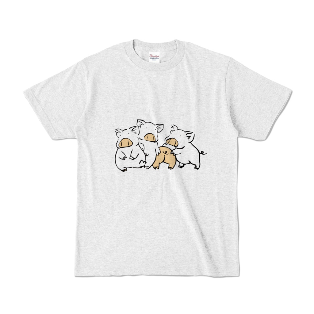 Tシャツ 子豚の四兄弟