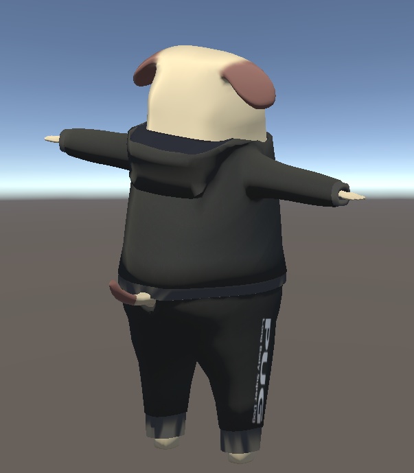 【胴長パグ対応】スウェットフルジップパーカー