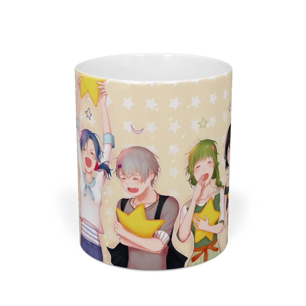 カラフル戦隊☆レインボージャー 一周年記念イラストマグカップ