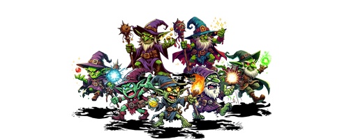 Mage Goblins Pack Vo.01 RPG MAKER MV/MZ - メイジゴブリンパック Vol.01 RPGメーカー MV/MZ