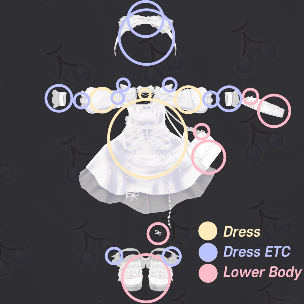 ベビードールワンピース Babydoll Dress for SELESTIA