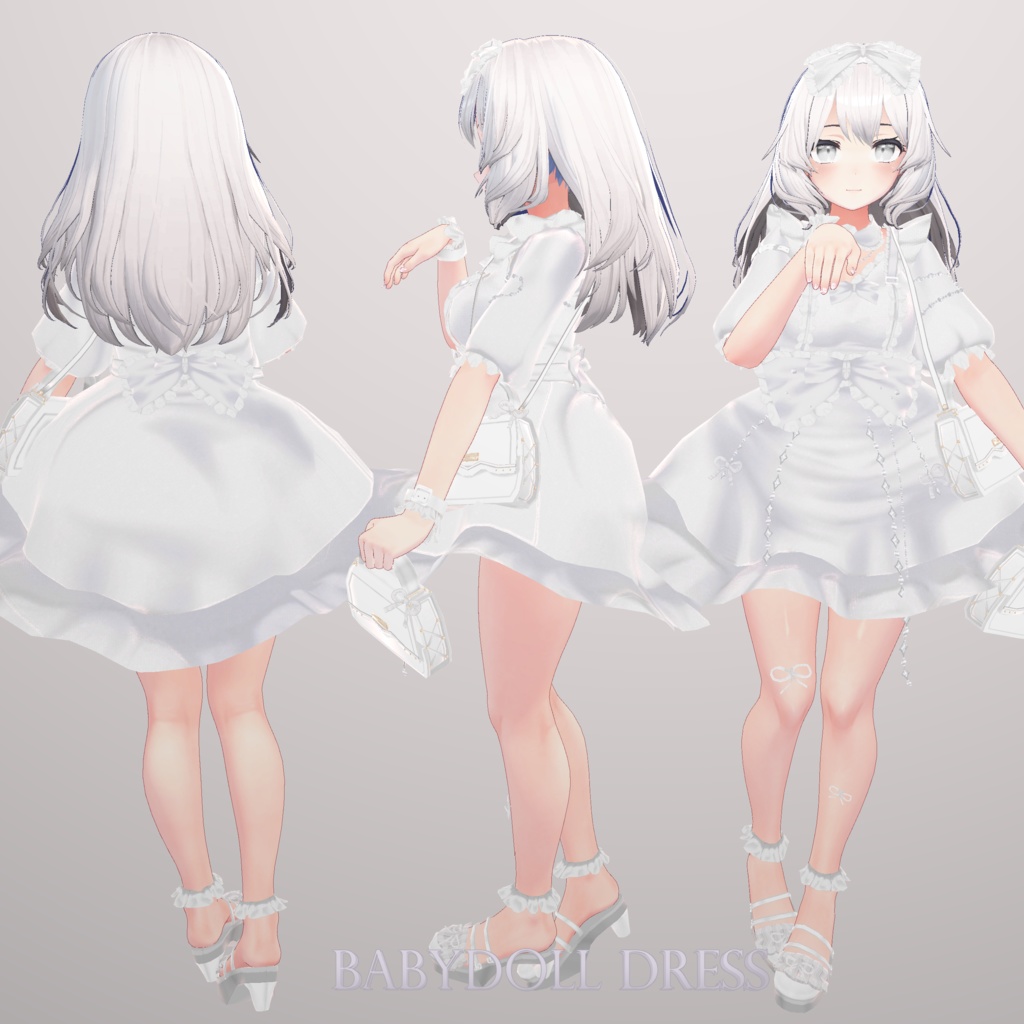 「桔梗 Kikyo」 ベビードールワンピース Babydoll Dress