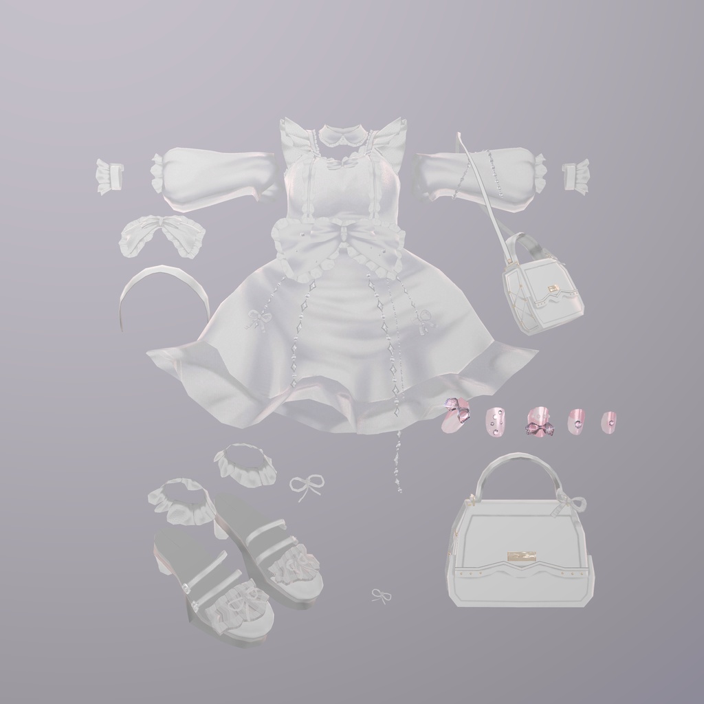 「桔梗 Kikyo」 ベビードールワンピース Babydoll Dress