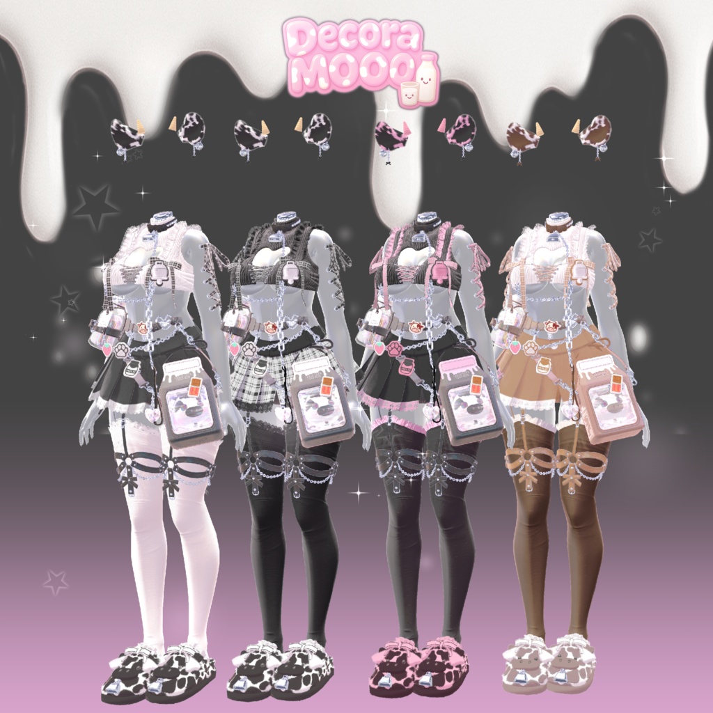 🤍Open Sale!! 30%🤍 🐄DECORA MOO--🍼 For 14 Avatar