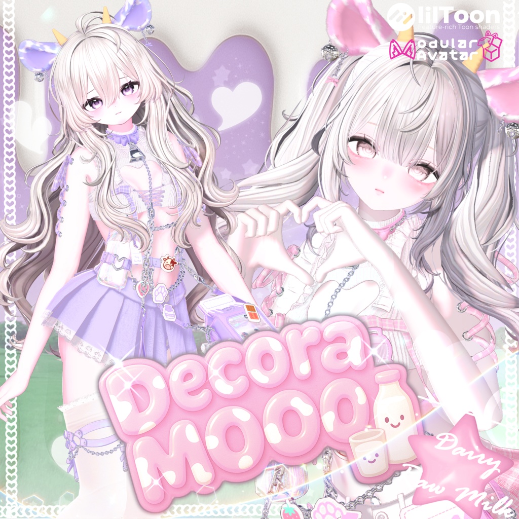 🤍Open Sale!! 30%🤍  🐄DECORA MOO--🍼 For 14 Avatar