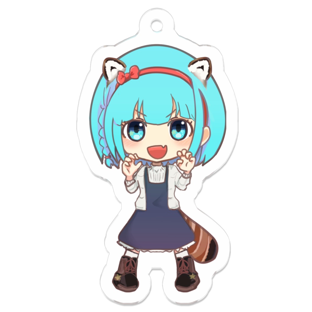 白群みそら(レッサー威嚇)、アクリルキーホルダー