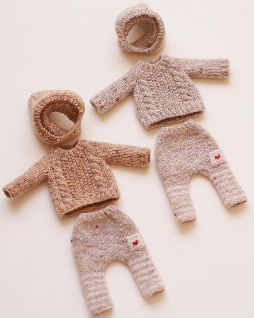 ざっくりセーターのセット