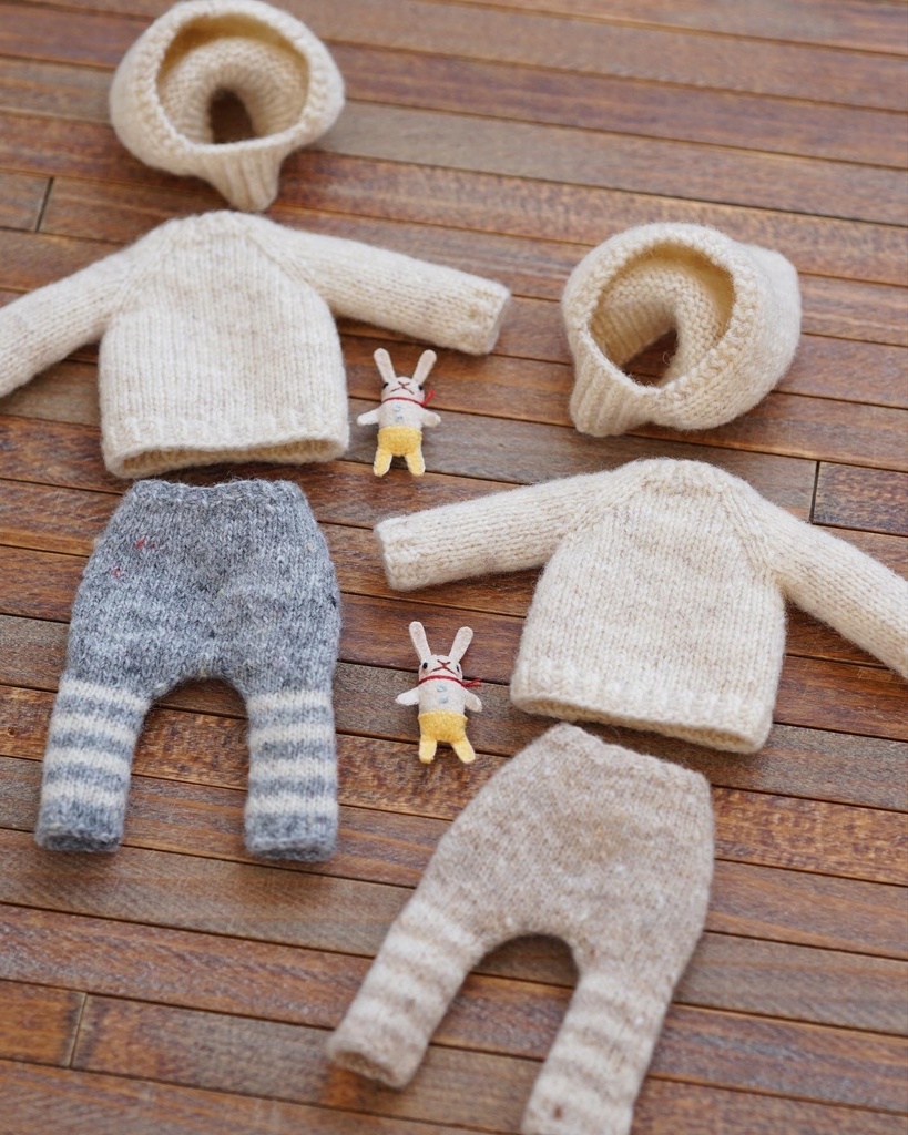 ざっくりセーターのセット