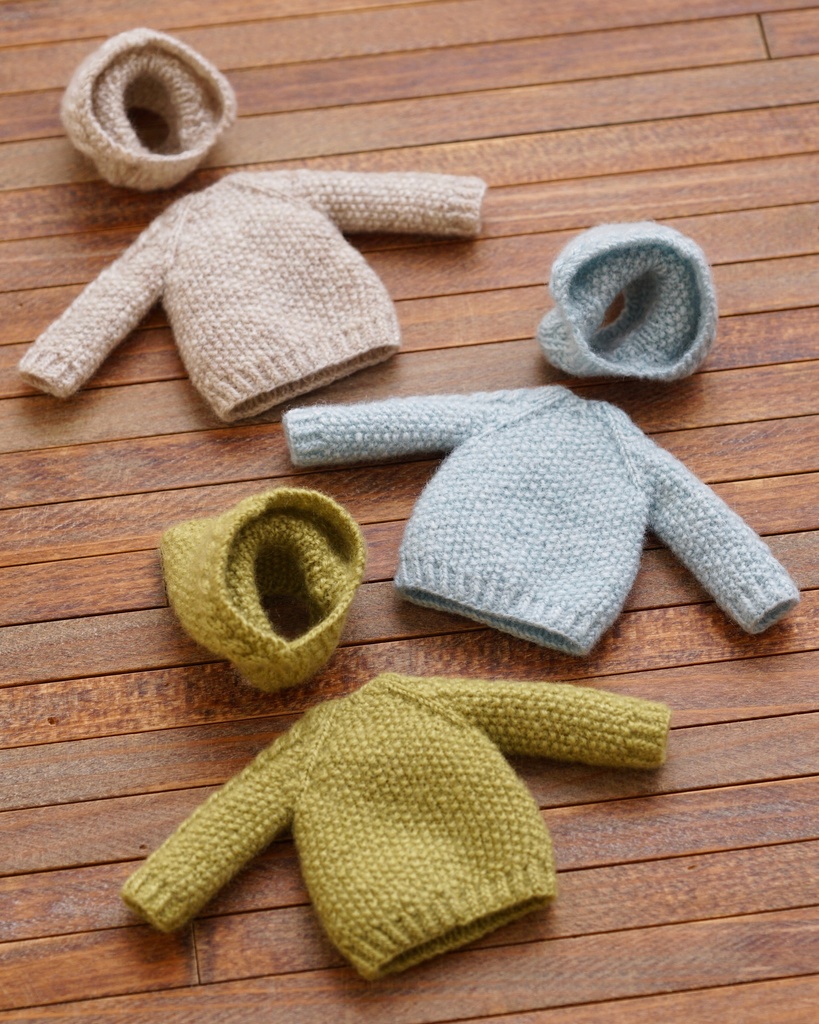 アランセーターと付けフードのセット