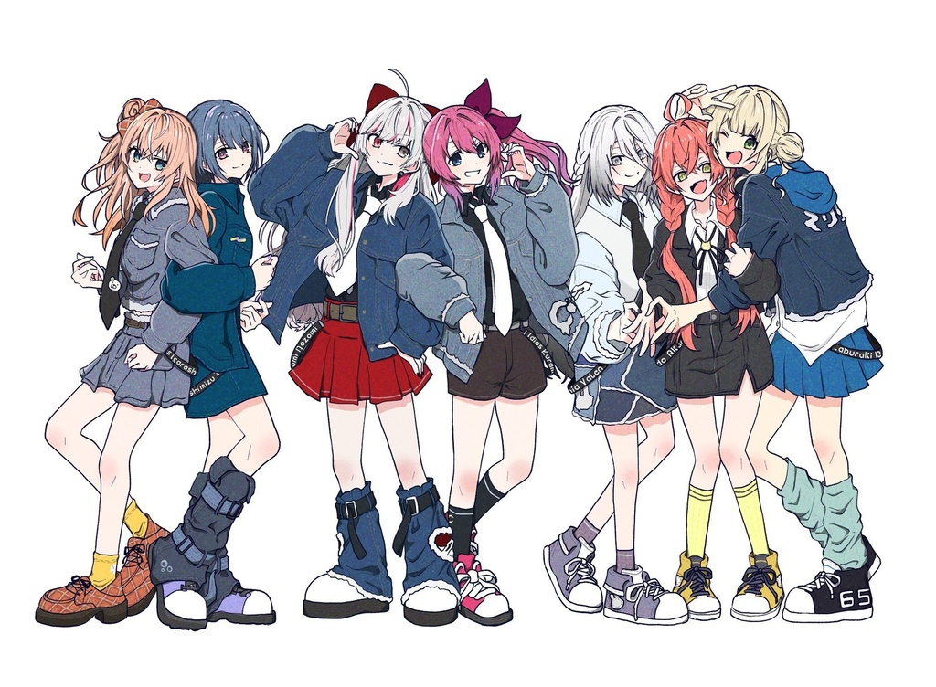 デニムアクスタセット