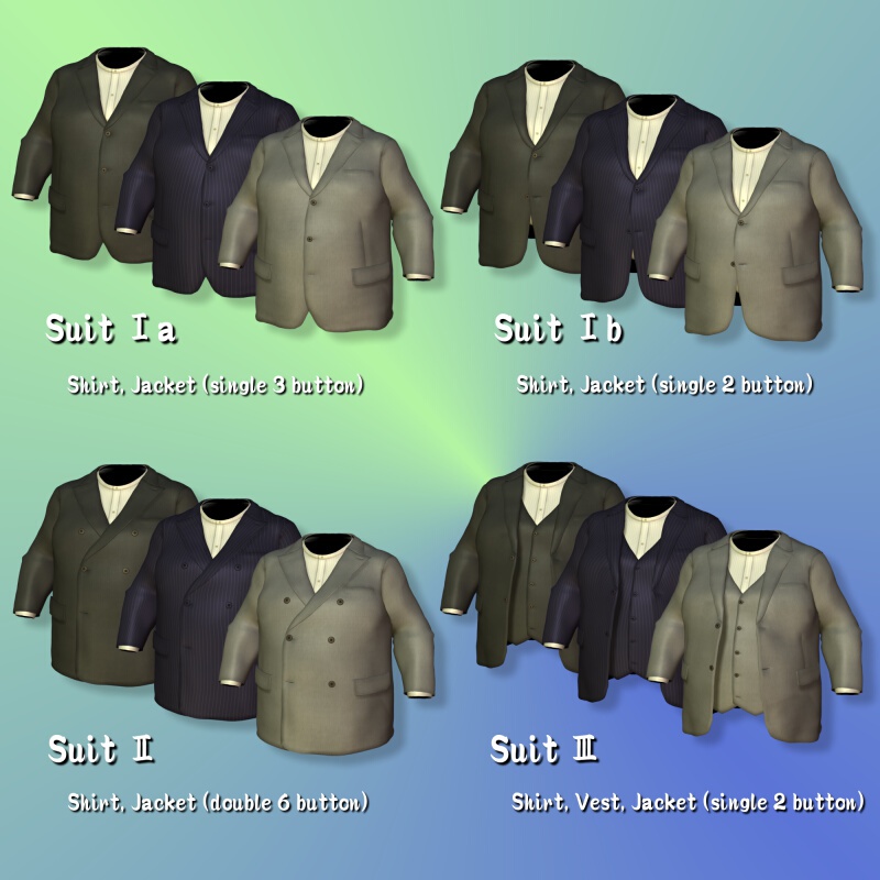 Rikishi用 衣装パック vol.2