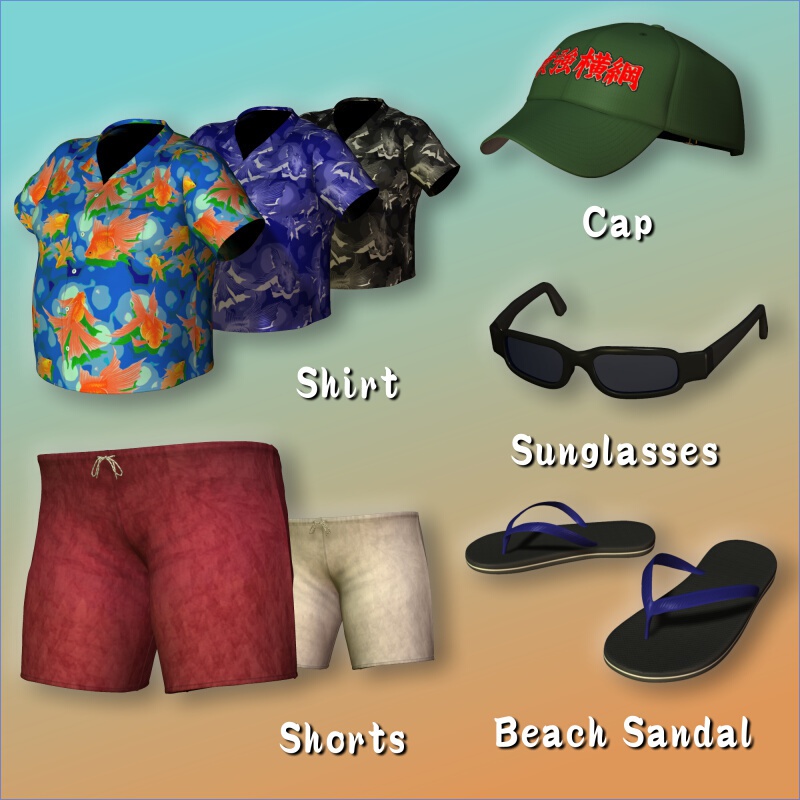 Rikishi用 Character Set (Type B)