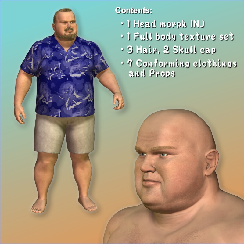 Rikishi用 Character Set (Type B)