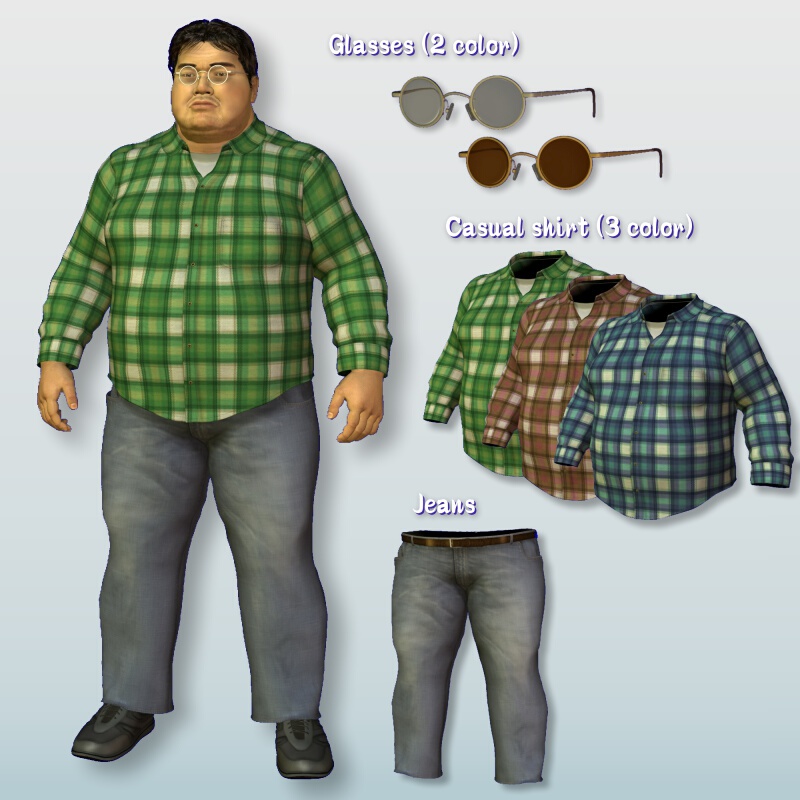 Rikishi用 衣装パック vol.1