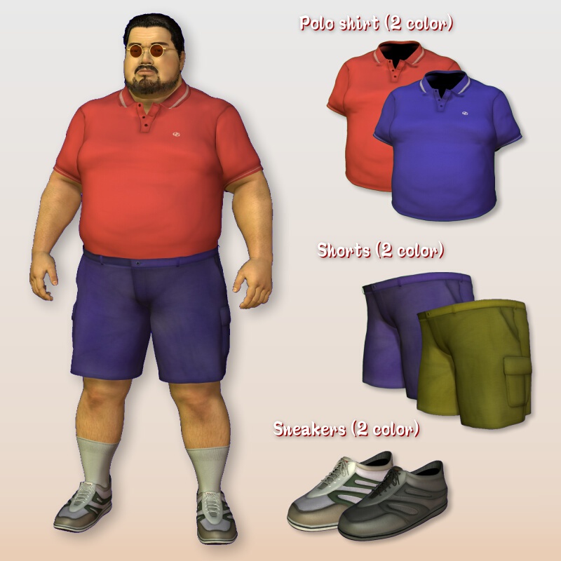 Rikishi用 衣装パック vol.1