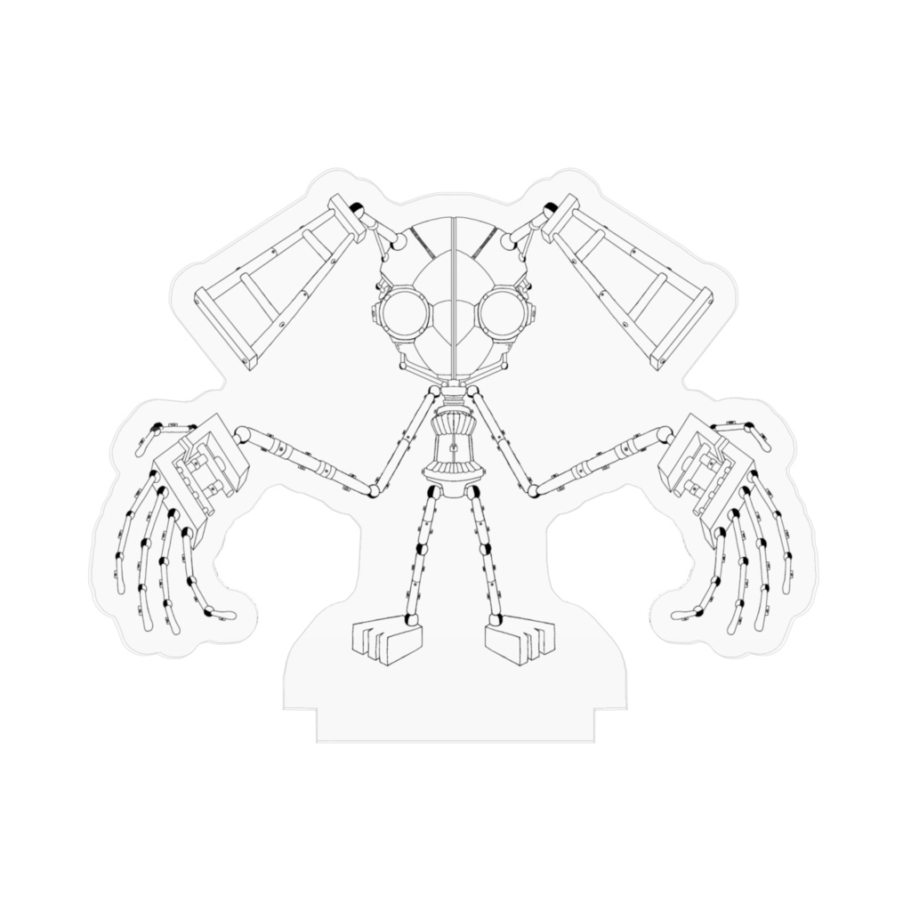 アクリルフィギュアRabbit Man ver.Endoskeleton