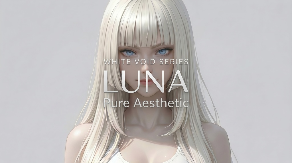 LUNA Vol.2｜ポーズ＆表情パック｜4K高解像度壁紙