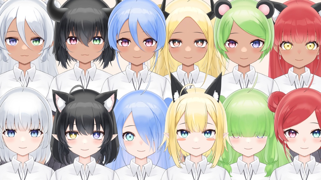 【VtubeStudio専用】カスタムVtuber