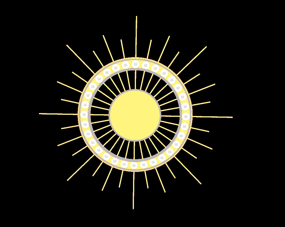 後光(アニメーション付き)