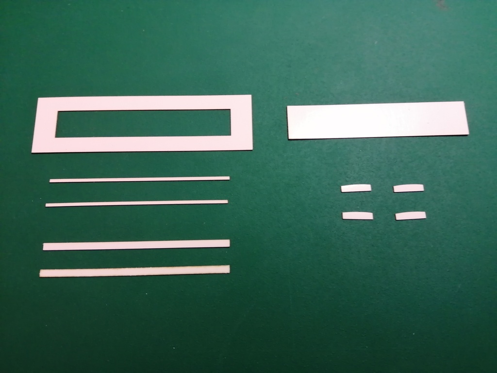 【N】簡易ダブルルーフ(ノス鉄第1弾2軸客車用)