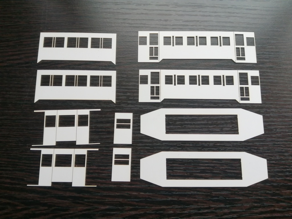 【HO】新京市電40型(元塩江ガソリンカー) ペーパーボディキット