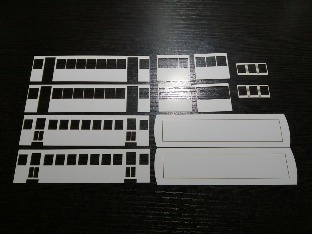 【HO】日車ガソリンカー(雲仙カハ21・22、口之津カ4、加悦キハ101)ペーパーボディキット