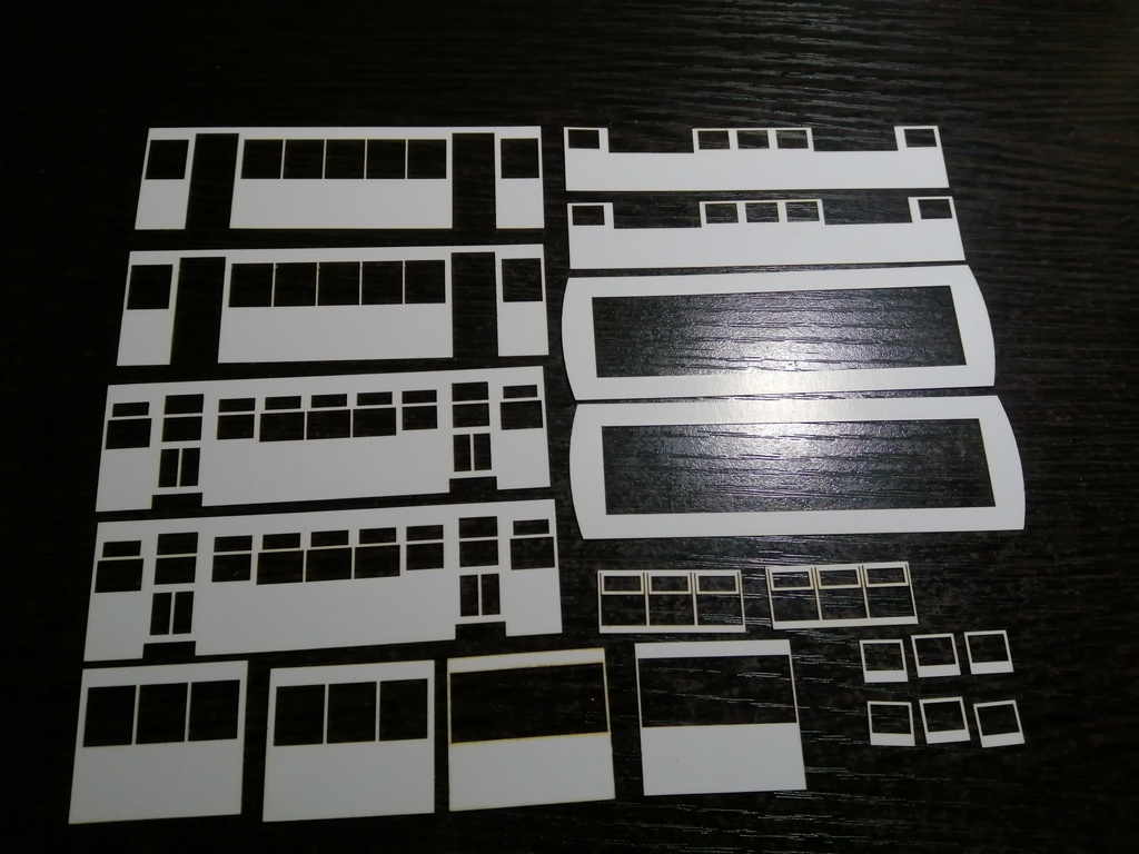 【HO】日車ガソリンカーS(2段窓)ペーパーボディキット