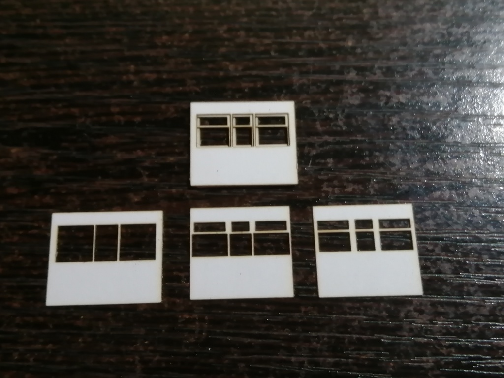 【N】ノス鉄 交換用前面B(３枚窓・種車原寸)