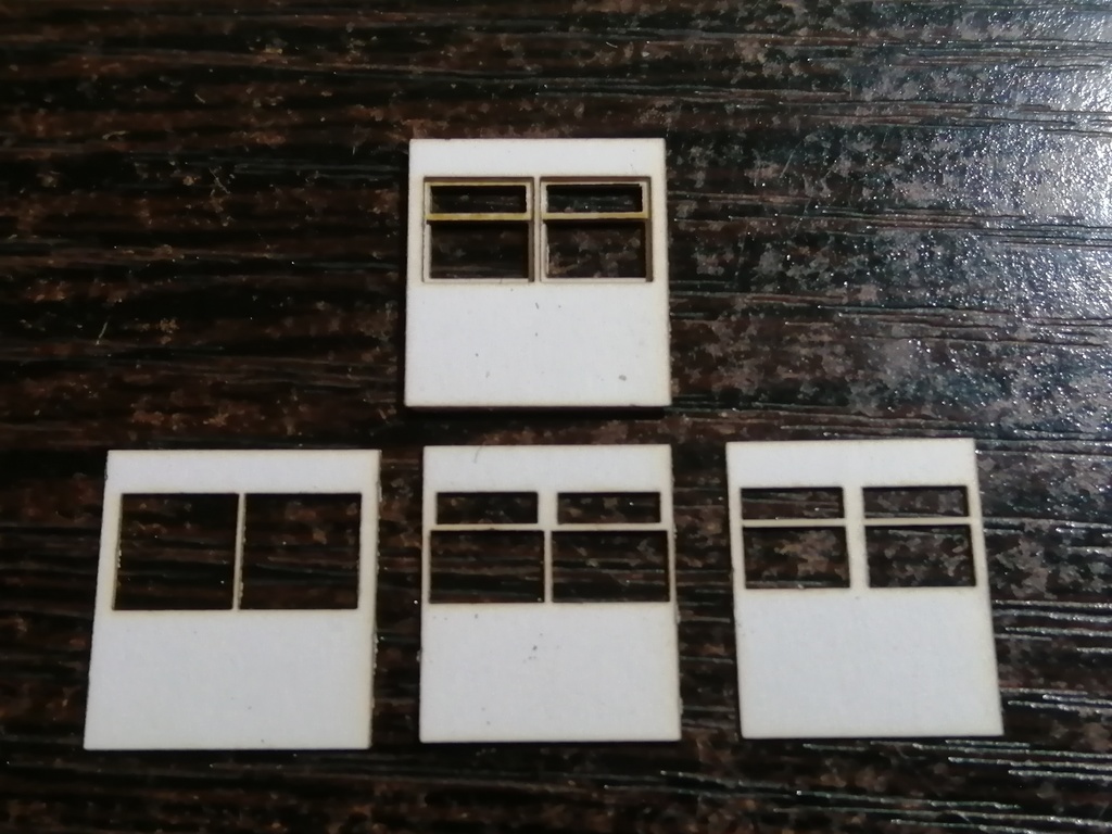 【N】ノス鉄 交換用前面D(２枚窓・換算2000ｍｍ)