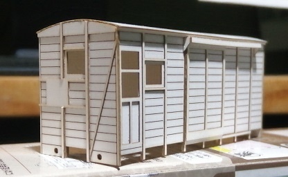 【HO】島原ワフ52型ペーパーボディキット