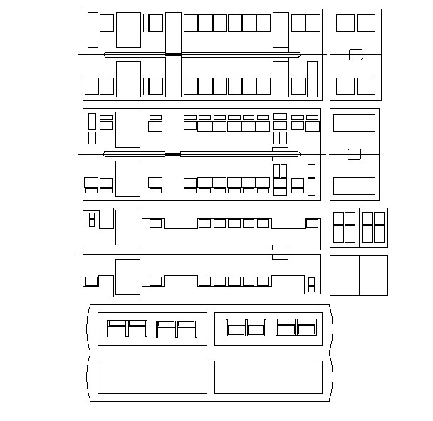 【HO】島原二100型 ペーパーボディキット