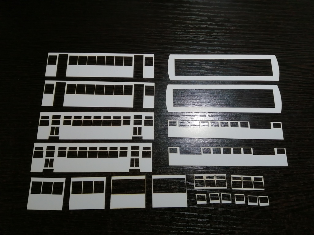 【HO】島原キハ253+ハフ53 ペーパーボディキット 2両セット