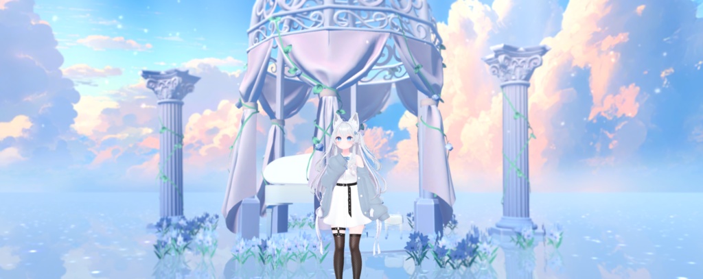 【Warudo(Pro/Standard)】Heavenly Garden / 천국의 정원 / 天空の庭