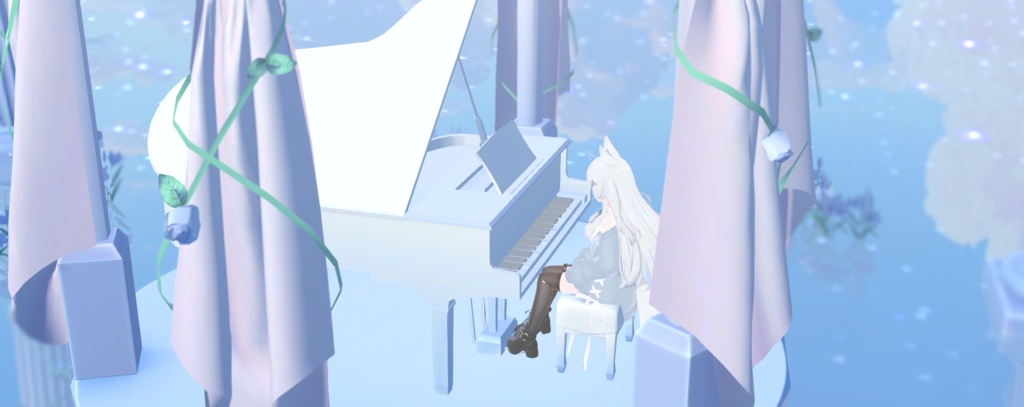 【Warudo(Pro/Standard)】Heavenly Garden / 천국의 정원 / 天空の庭