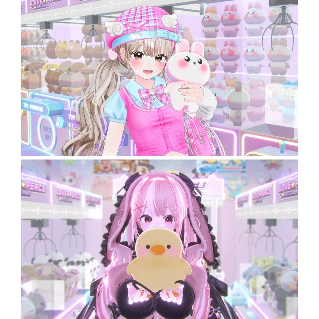 【Warudo(Pro/Standard)】Claw Machine Arcade / 인형뽑기장 / UFOキャッチャー