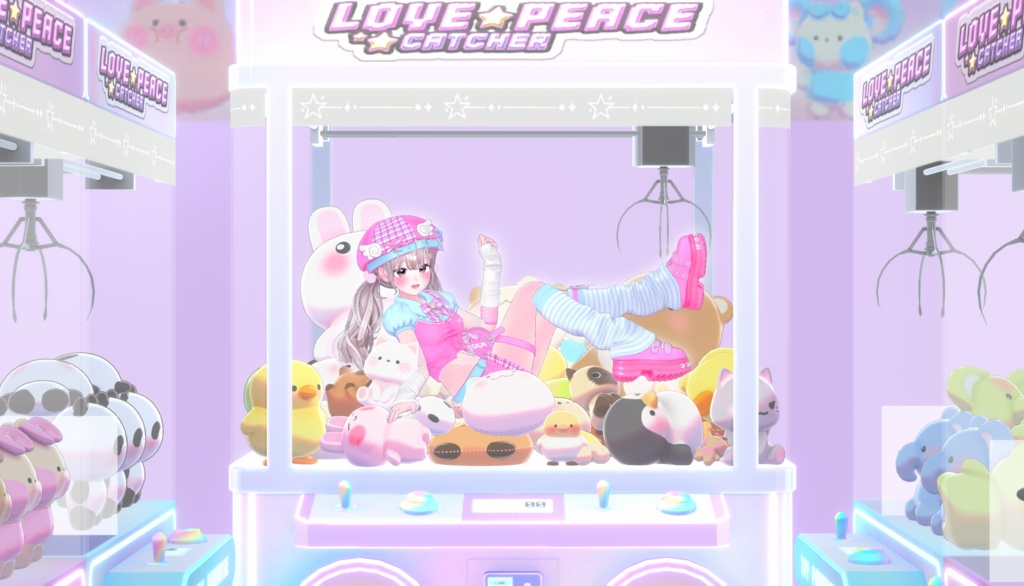 【Warudo(Pro/Standard)】Claw Machine Arcade / 인형뽑기장 / UFOキャッチャー