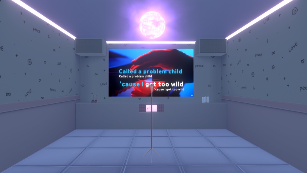 【Warudo(Pro/Standard)】Karaoke Room / 노래방 / カラオケ