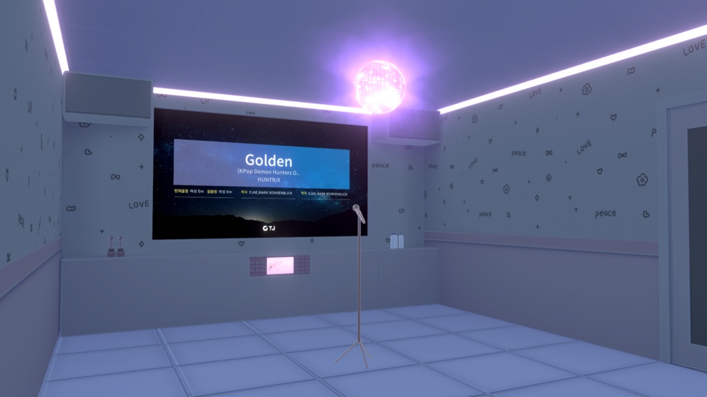 【Warudo(Pro/Standard)】Karaoke Room / 노래방 / カラオケ