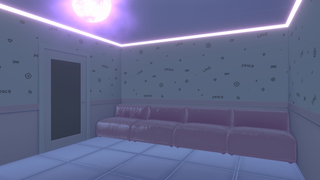 【Warudo(Pro/Standard)】Karaoke Room / 노래방 / カラオケ