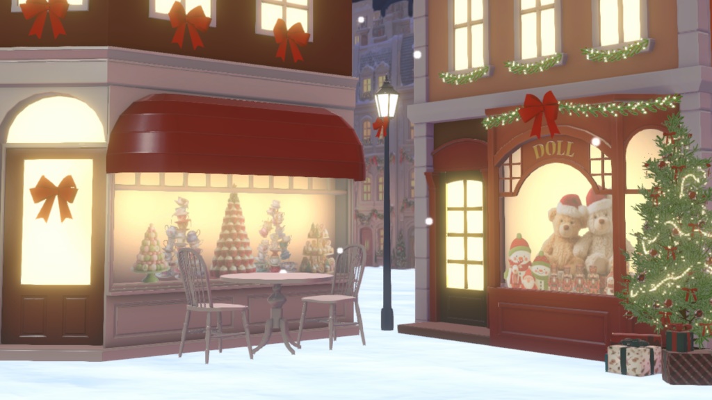 【Warudo(Pro/Standard)】Christmas Street / 크리스마스 거리 / クリスマスストリート