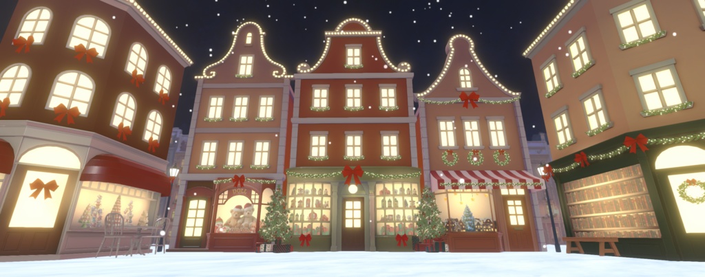 【Warudo(Pro/Standard)】Christmas Street / 크리스마스 거리 / クリスマスストリート