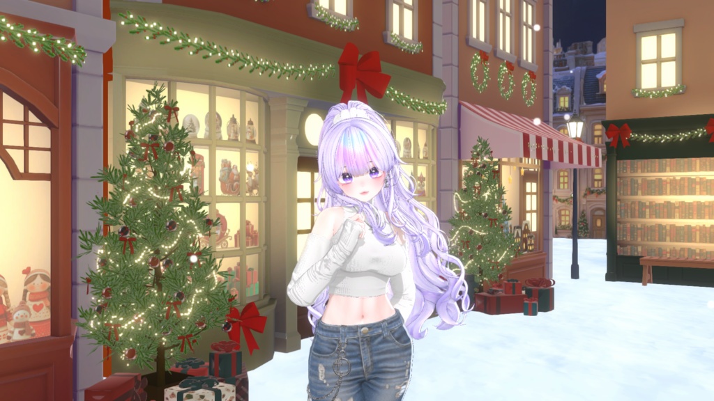 【Warudo(Pro/Standard)】Christmas Street / 크리스마스 거리 / クリスマスストリート