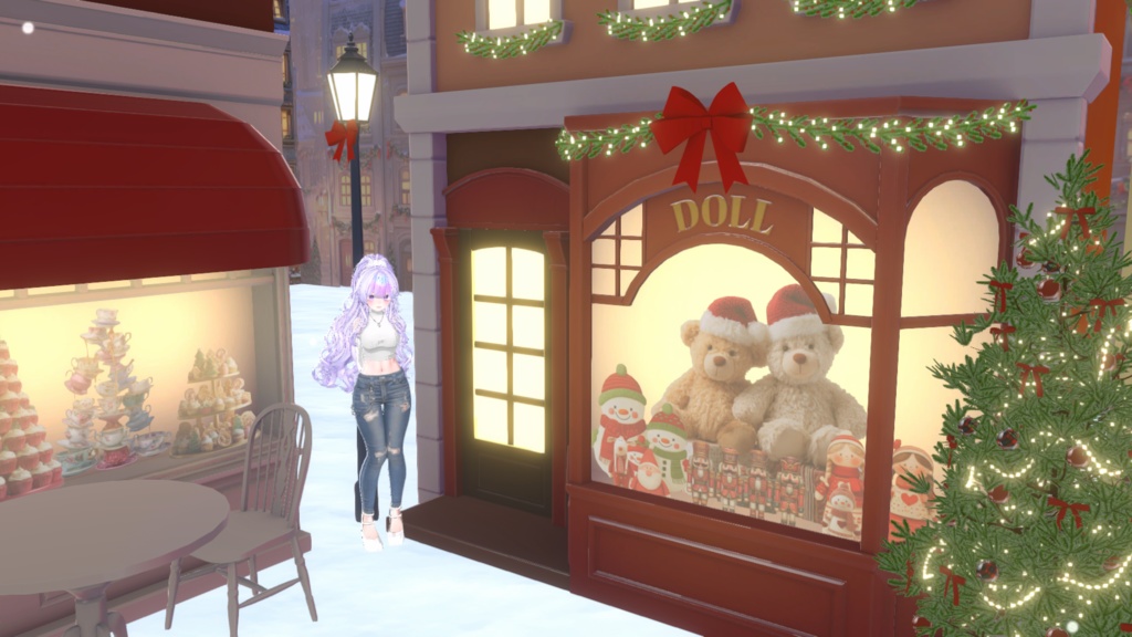 【Warudo(Pro/Standard)】Christmas Street / 크리스마스 거리 / クリスマスストリート