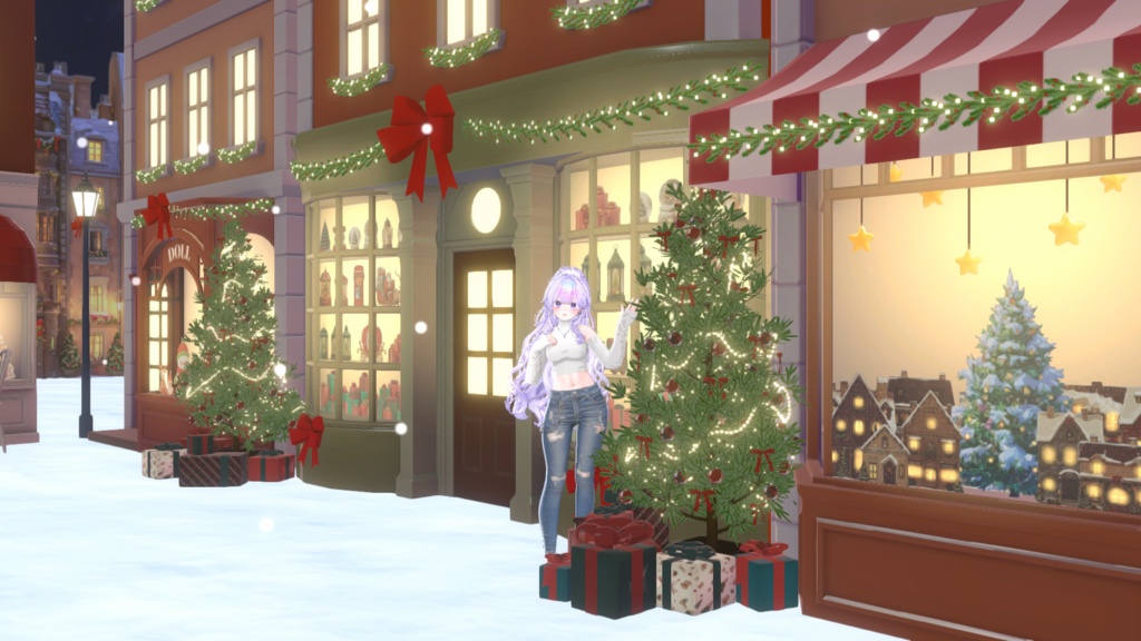 【Warudo(Pro/Standard)】Christmas Street / 크리스마스 거리 / クリスマスストリート