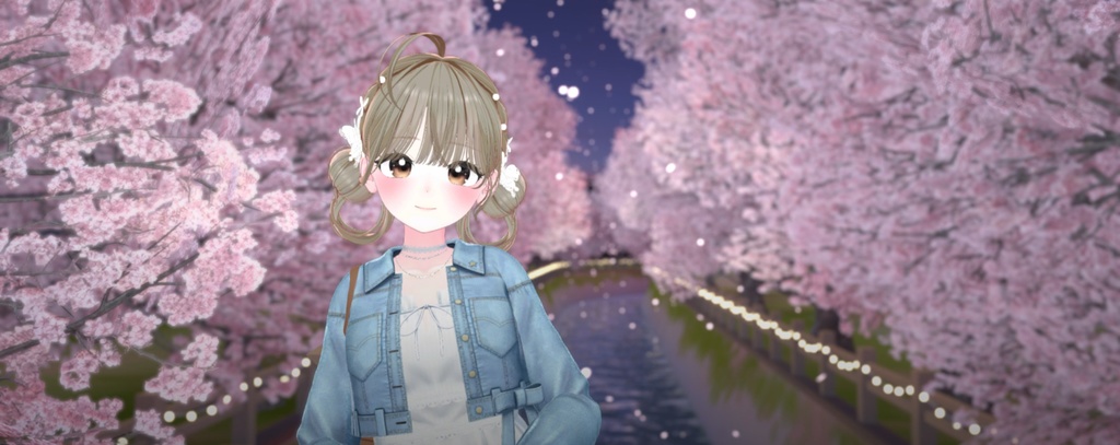 【Warudo(Pro/Standard)】Cherry Blossom Street / 벚꽃 거리 / 桜通り