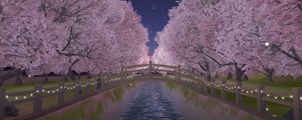 【Warudo(Pro/Standard)】Cherry Blossom Street / 벚꽃 거리 / 桜通り