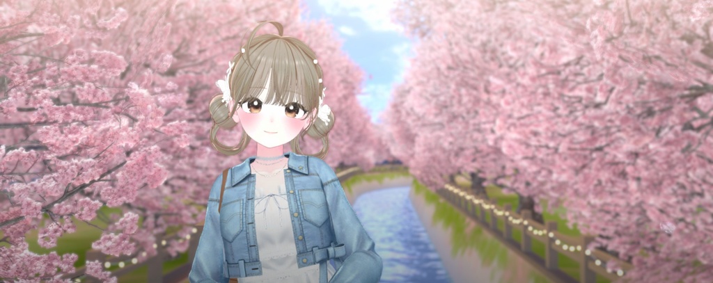 【Warudo(Pro/Standard)】Cherry Blossom Street / 벚꽃 거리 / 桜通り