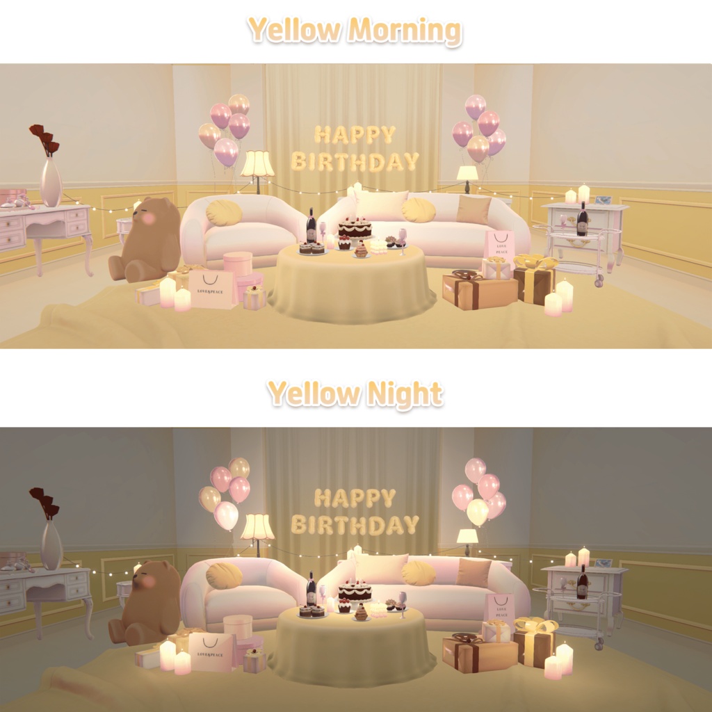 【Warudo Pro】Party Room / 파티룸 / パーティールーム