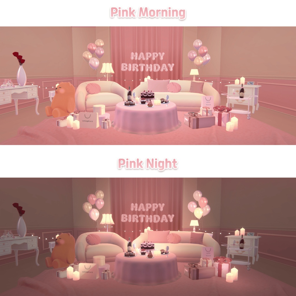 【Warudo Pro】Party Room / 파티룸 / パーティールーム